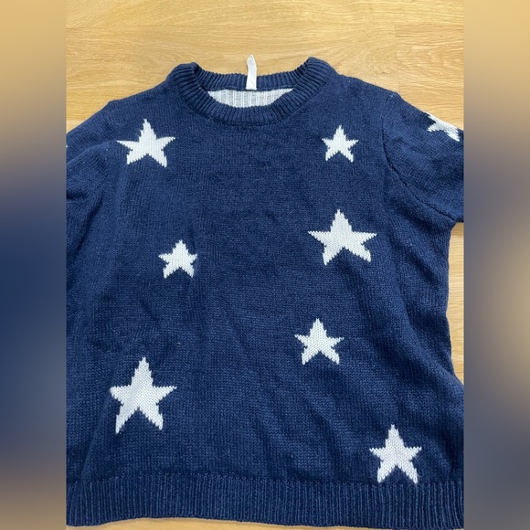 Bluenotes Navy Star Sweater size small - Picture 8 of 13